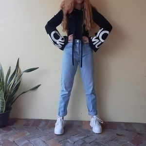 Misguided Londunn Wide Sleeve Logo Bodysuit